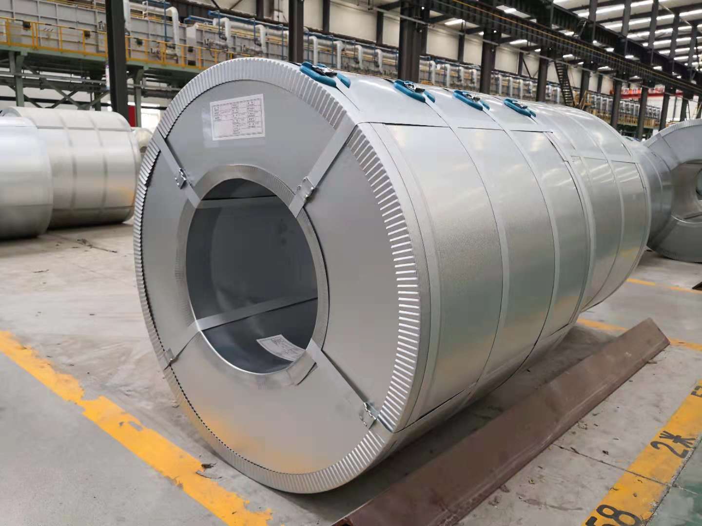 Zinc-aluminum-magnesium coated steel coil